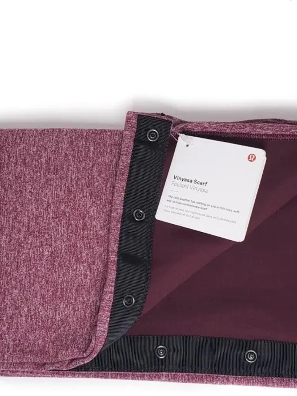 NWOT Lululemon Bordeaux Vinyasa Scarf & Wrap
